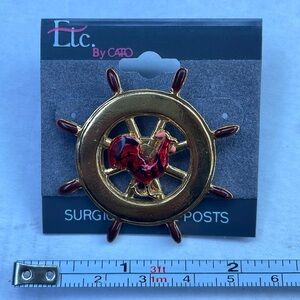 Cato Rooster‎ Brooch